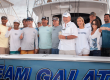 team galati on back of their fishing boat