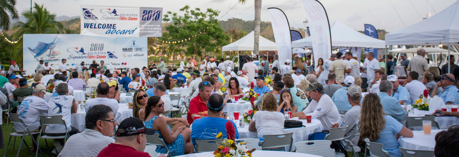 people sitting at the tournament area